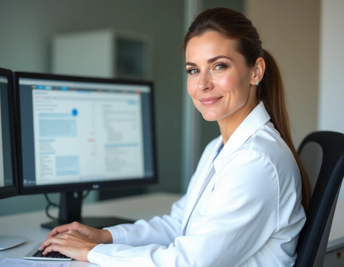 Dr Charlène Baudot, spécialiste en chirurgie et médecine esthétique en Meurthe-et-Moselle, dans son cabinet moderne